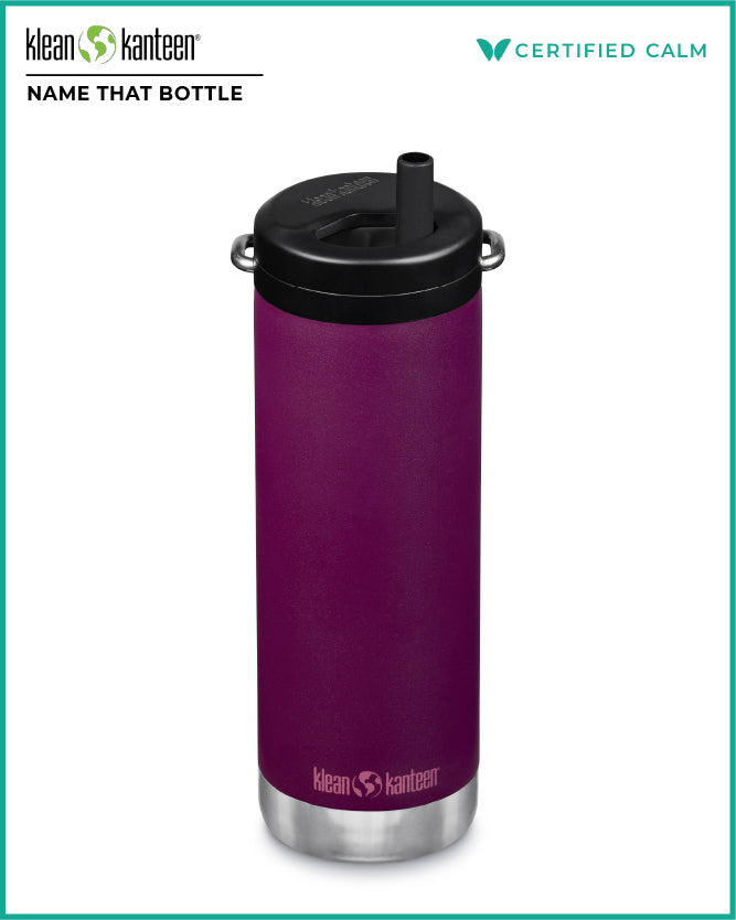 Name That Bottle 16oz TKWide (w/ Twist Cap) Purple Potion