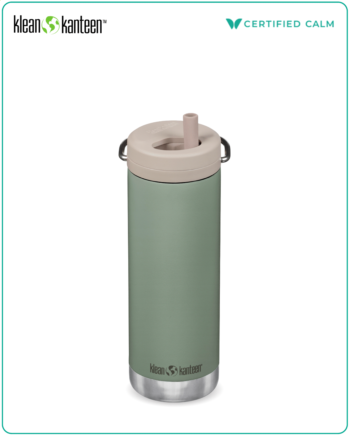 Klean Kanteen TKWide 16oz (with Twist Cap) - Sea Spray