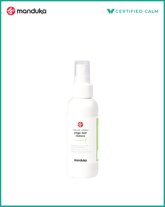 4oz Manduka Natural Rubber Restore Mat Wash - Gingergrass